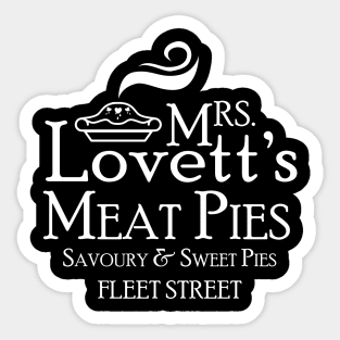 Mrs. Lovett's Meat Pies Sticker